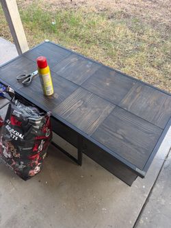 48" Wood Coffee Table with Lower Shelf – Dark Espresso