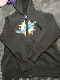 Vintage Dolphins Full-Zip Hoodie