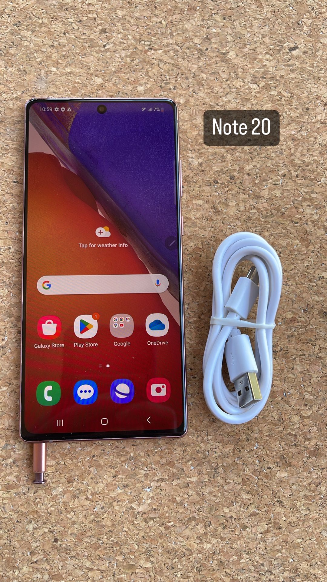 Mystic Red Samsung Kt Galaxy Note 20 Samsung Note 20 Like New And