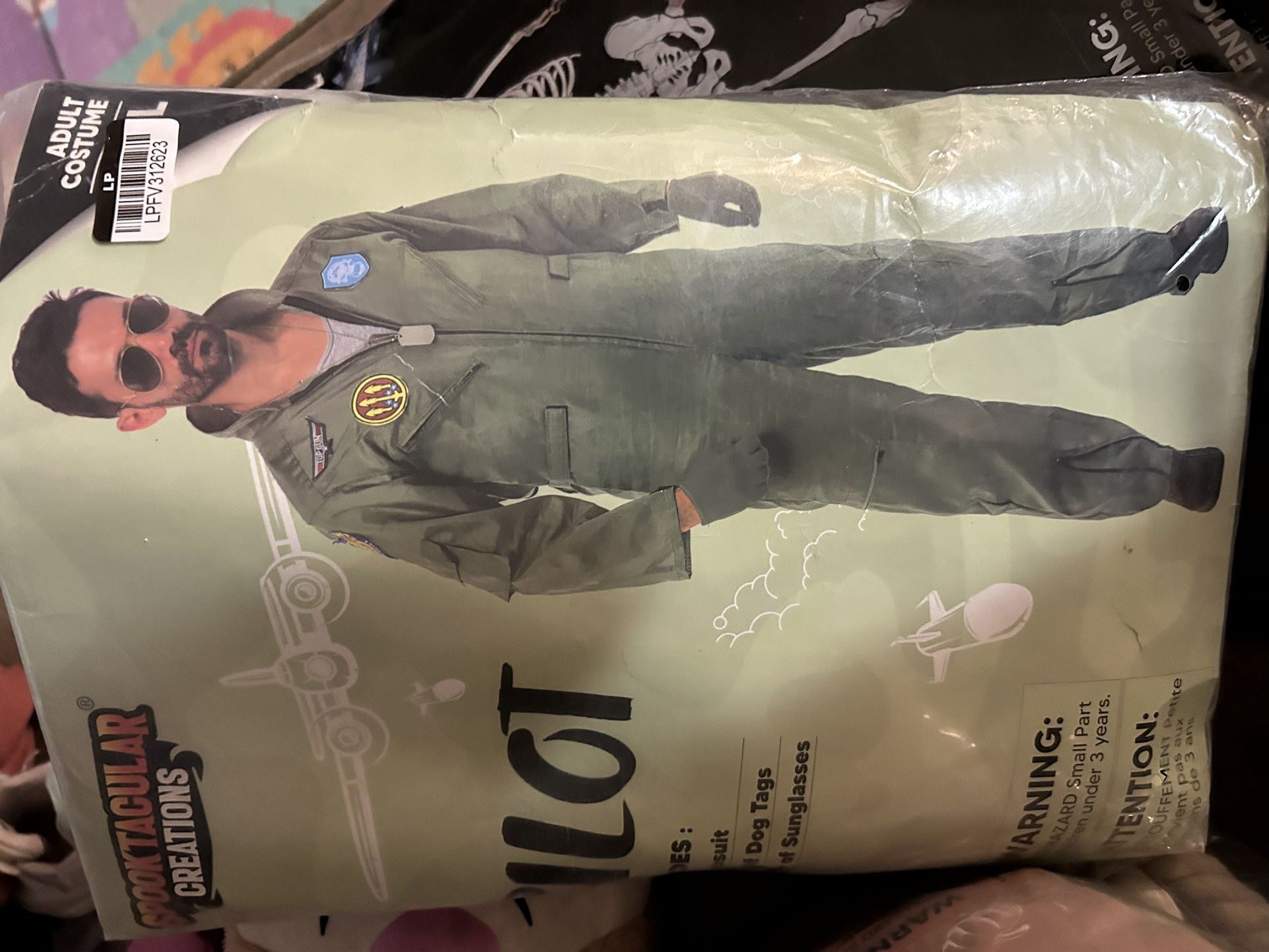 Pilot Costume Men Size L
