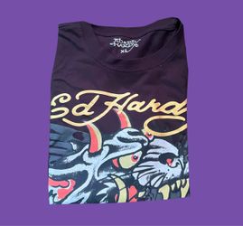 Black and Green Ed & Ed Hardy Tee