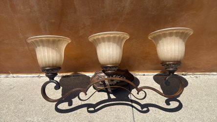 Tuscan bathroom light