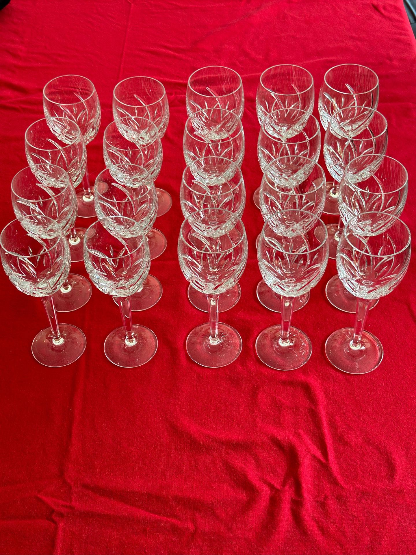 Waterford Crystal Lucerne Wine and Water Glasses