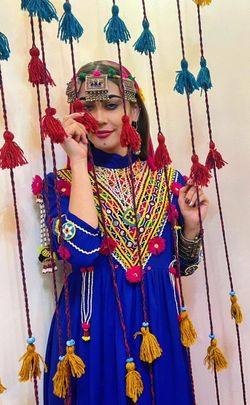 Beautiful Afghan Lady Dress