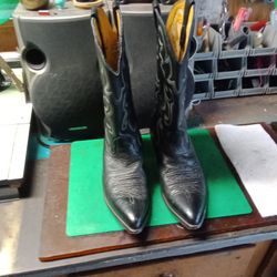 Macona Black Cowboy Boots 