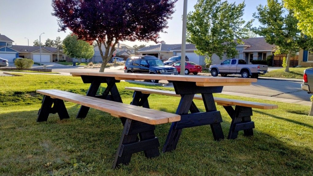Custom Build Picnic And Garden Tables.
