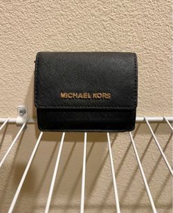MK black small wallet