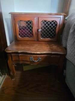 Vintage Side Bed Drawer