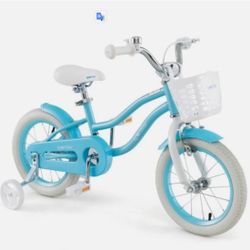 14″ Children Training Bicycle Kids Bike Gift Kids w/Height-Adjustable Handlebar  