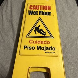 Wet floor caution Signs