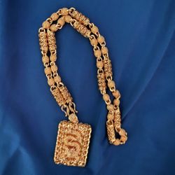 Asian Gold Plated Necklace 