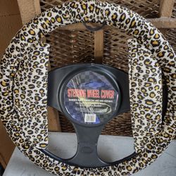 Animal Print Steering Wheel Cover Universal Fit