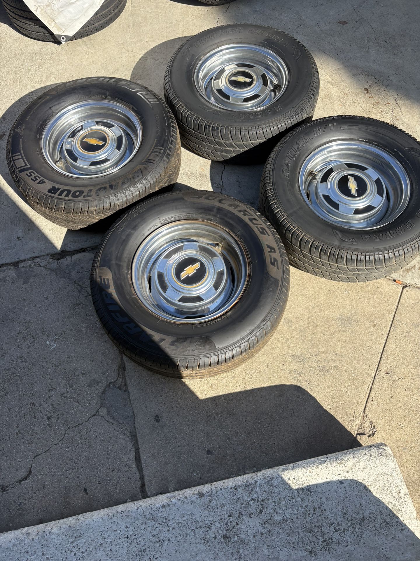 C10 C20 K5 Suburban 15 Inch Steelie Wheels for Sale in Los Angeles, CA ...