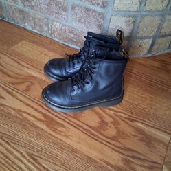 Dr Martens Kids' Zavala Combat Lace Up Boot Size 13c