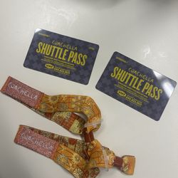 Two W1 Coachella GA passes + shuttle