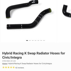 Hybrid Racing K Swap Radiator Hoses 