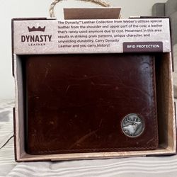New* Dynasty Leather Wallet 