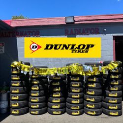 225-55-17 Tires 80k Warranty Dunlop 750$ Installed Get 