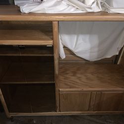 Oak Entertainment Center