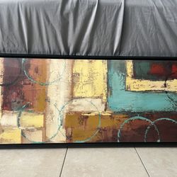 5 Foot canvas Painting In Frame 