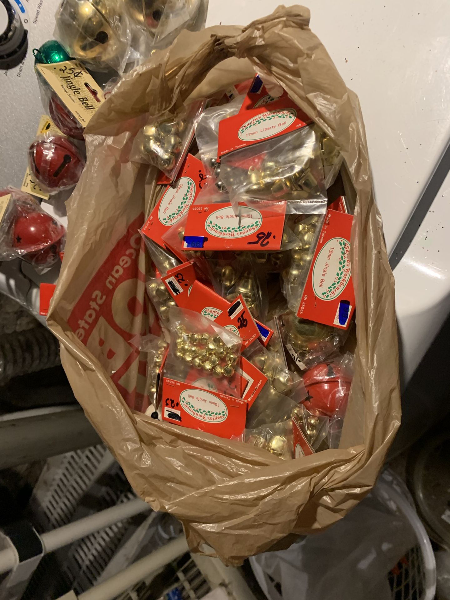Bag Full Of Arts And Crafts Bells 