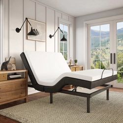 Massaging Zero Gravity Adjustable Bed with Wireless Remote