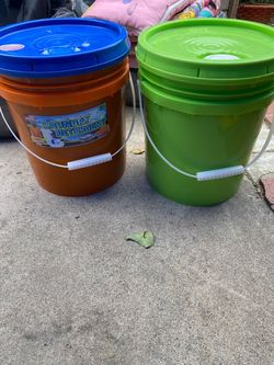 Laundry Detergent Buckets – 2 Pack