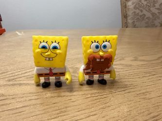 SpongeBob figures or cake toppers