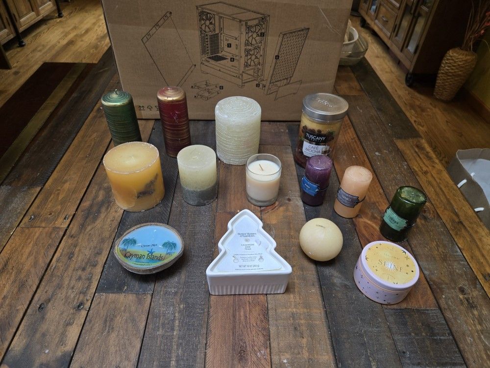 Large Candle Lot - 14