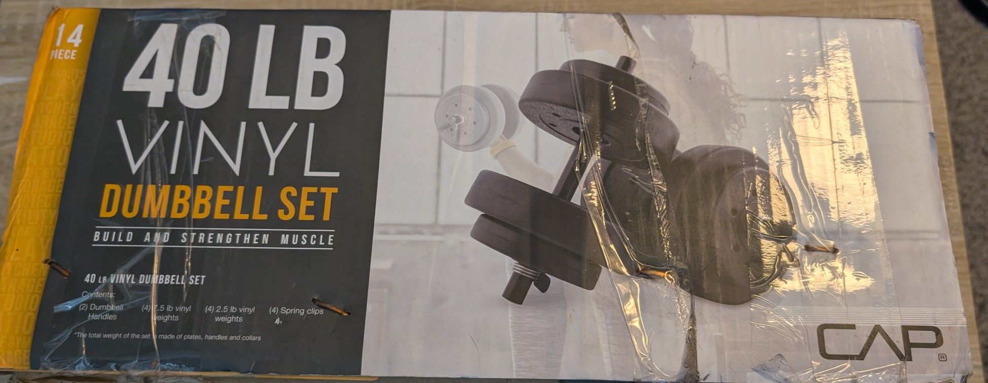 40lbs Dumbbell Set