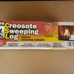 The Creosote Sweeping Log Stove Chimney Cleaner Brand New