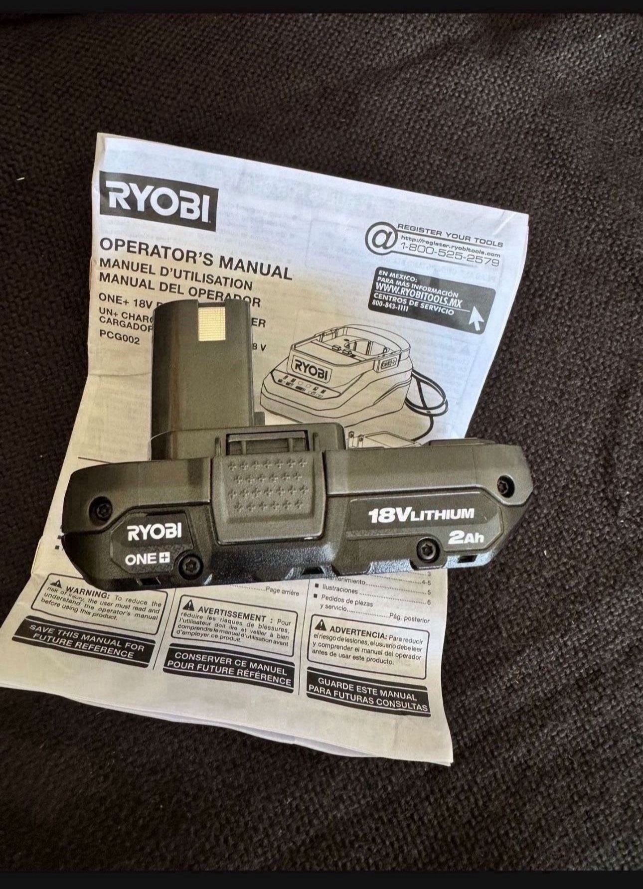 π₯ New Ryobi 18V 2ah Battery