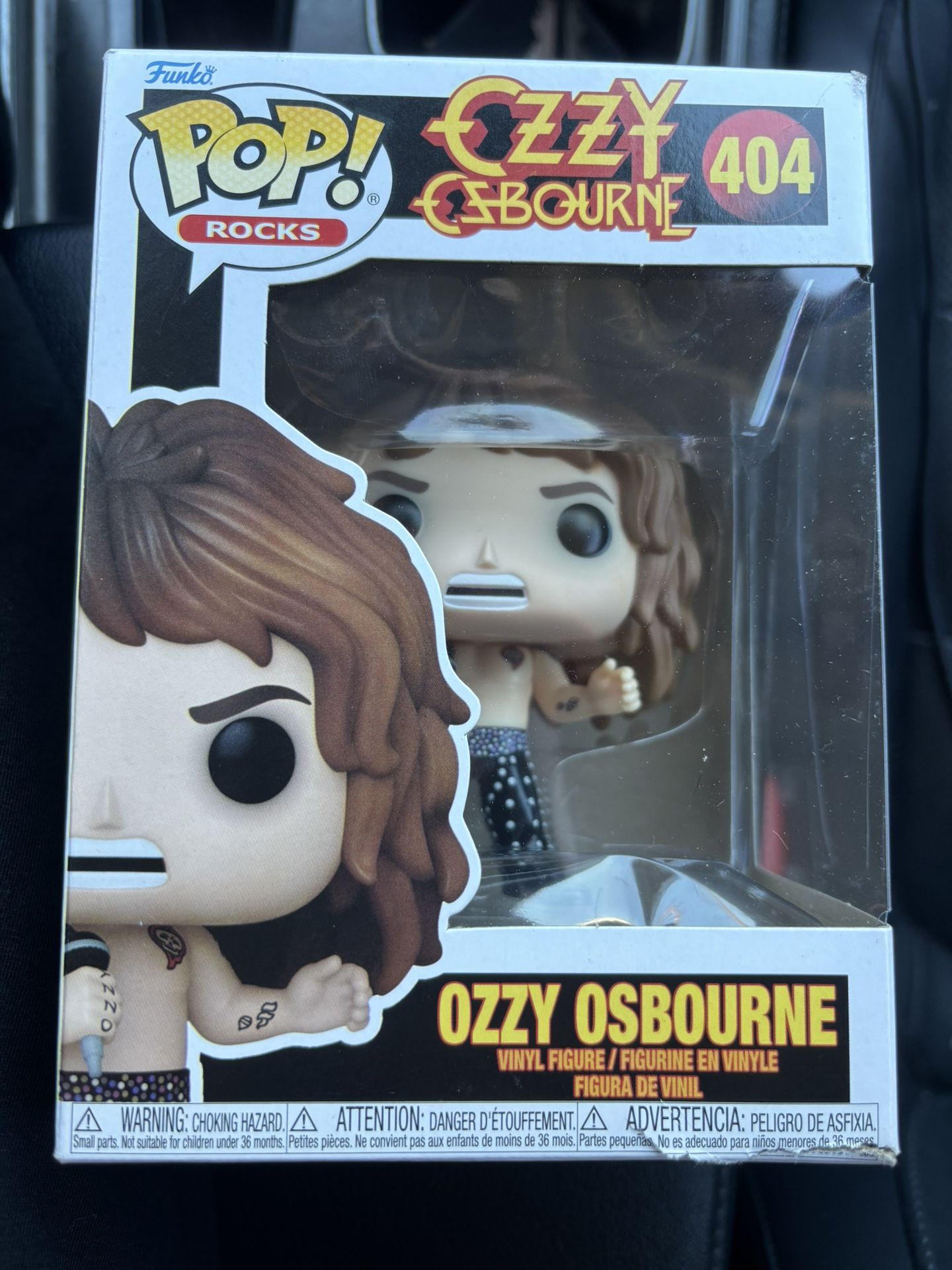 FUNKO Pop! ROCKS OZZY OSBOURNE 1989 VINYL FIGURE #404 NEW