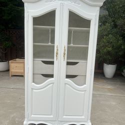 By White Fine Furniture French Provincial Armoire REFINISHED $799 CAN DELIVER!