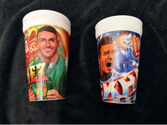 McDonald’s FIFA Club World Cup Collector Cups –Santiago Giménez & David Beckham