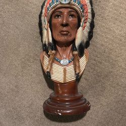 Woman’s Indian Statue Head