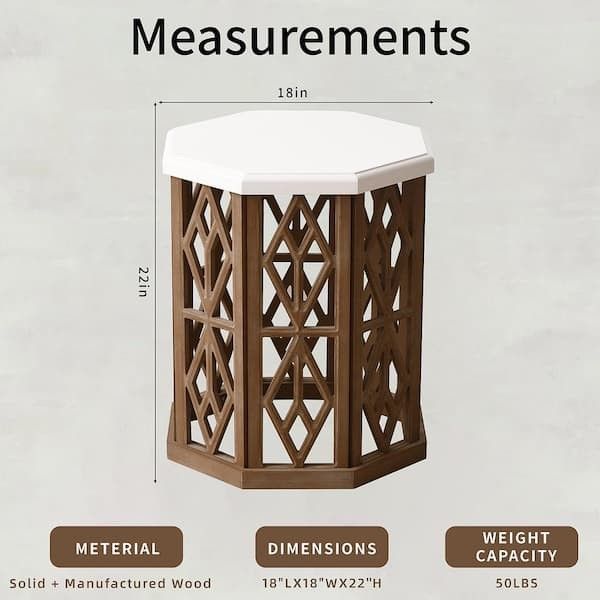 Modern Farmhouse Style End Table