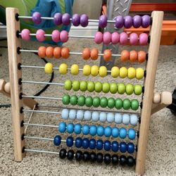 Wooden Colorful Abacus – Educational Counting Toy