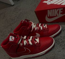 Nike dunk high first use red 50th anniversary