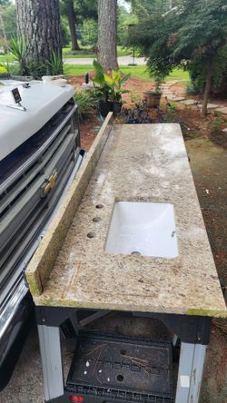 Granite Countertop with Sink