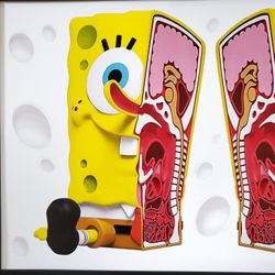 Spongebob Art Supreme Glass Funko 11x17 Pop Boost new 700