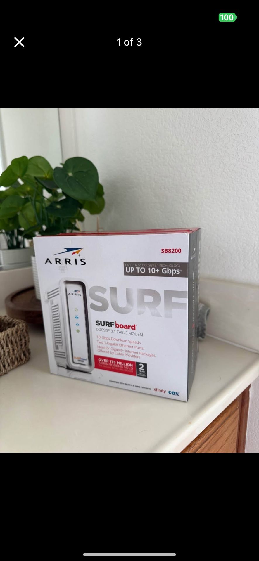 Arris SB8200 DOCSIS 3.1 Modem