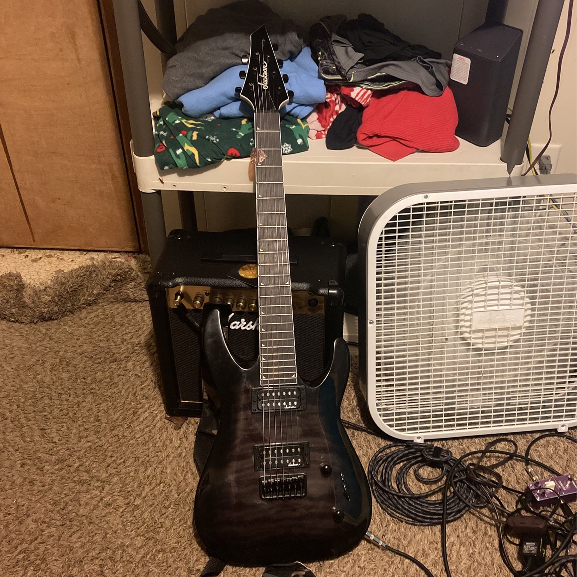 Jackson 7-string electric guitar