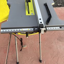 Ryobi 10” table saw new