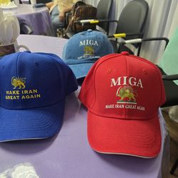 Make Iran Great Again  MIGA Cap Hat Shir Khorshid Lion Sun