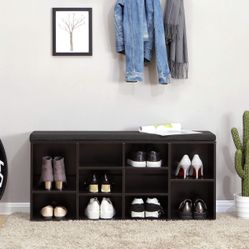 Shoe Bench with Cushion