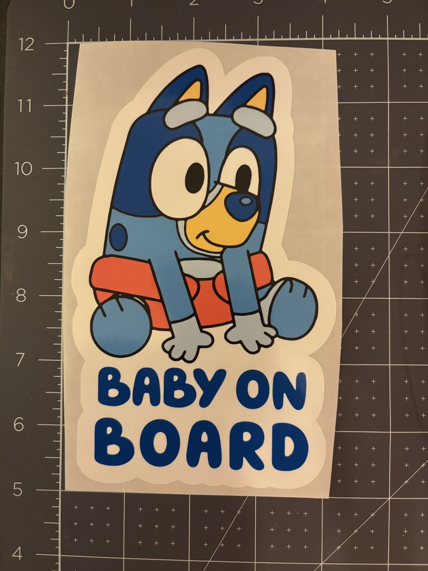 Bluey baby on Board