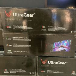 LG Ultra Gear  32inch Gaming Monitor (manufacture Refurbished)