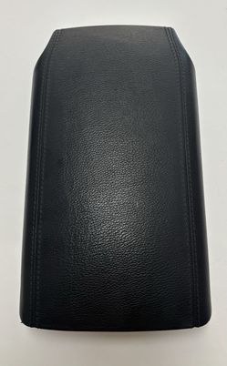2002 Mercedes-Benz CL500 Armrest/ Center Console Lid Black Leather Black Stitch