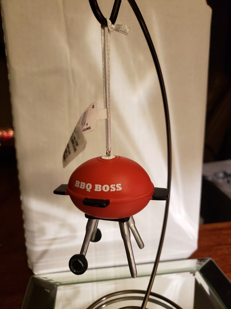 BBQ Boss Grilling Hallmark Ornament 
